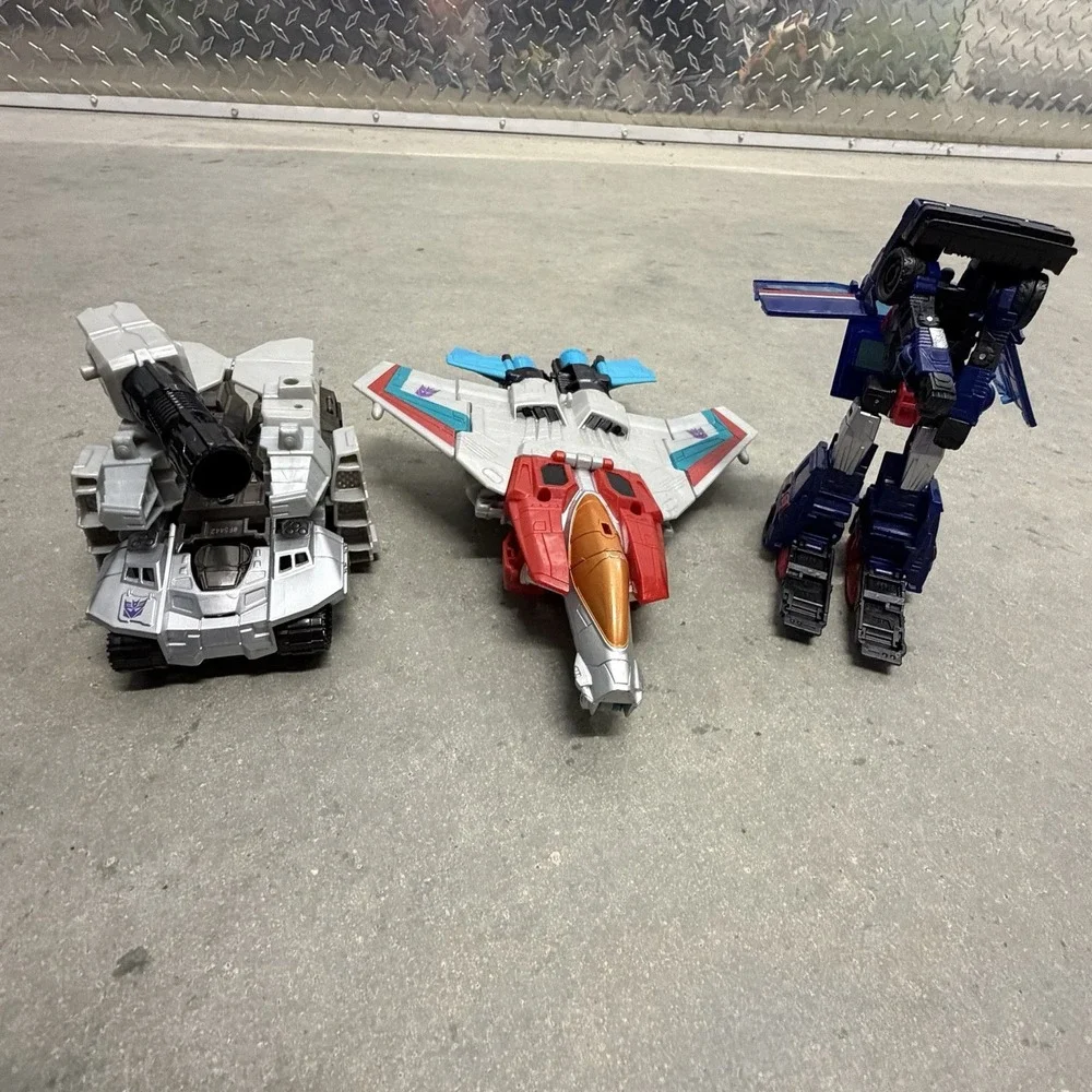 Transformers Decepticon Lot Megatron Starscream Skids Hasbro Action